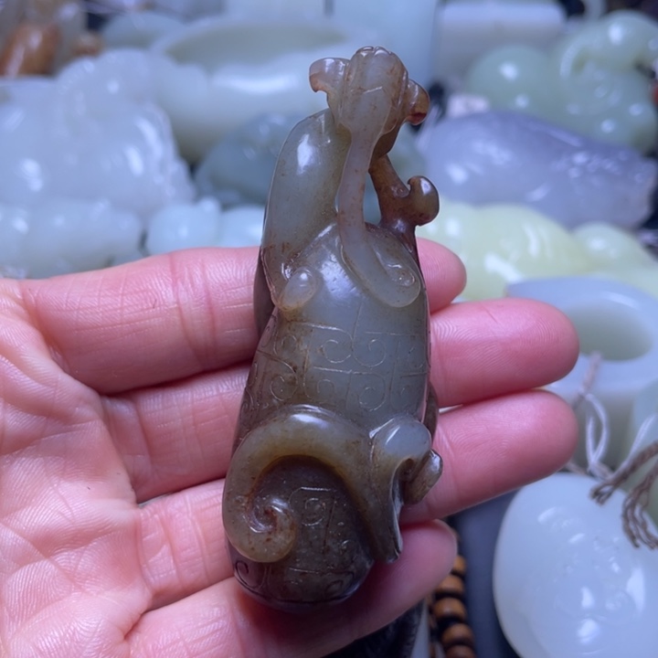 和田玉吊坠(不含链)未镶嵌