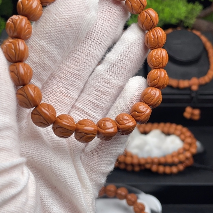 用***6木质类精品桃核单圈