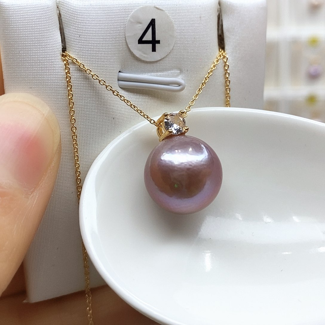 淡水珍珠吊坠(不含链)合金