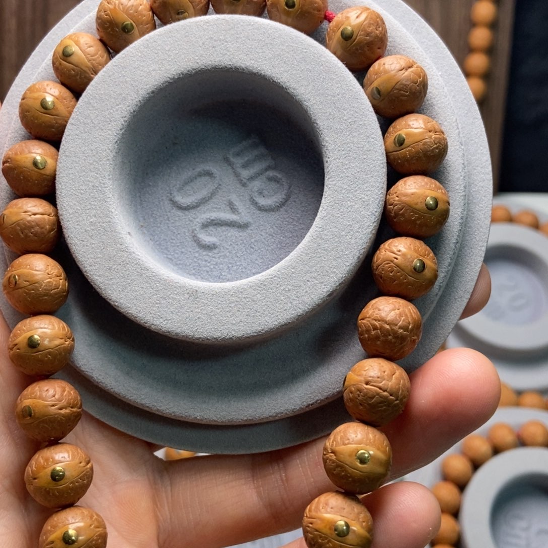 走***停凤眼菩提手串12铜钉手持