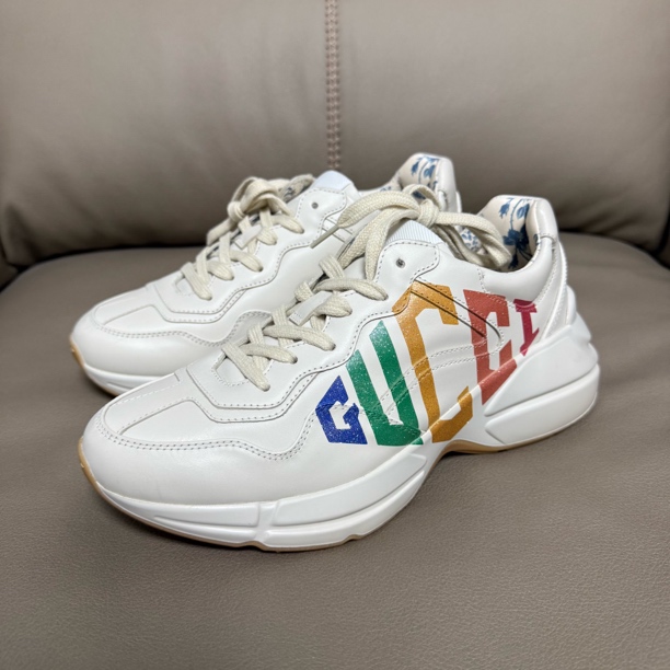 99新 GUCCI/古驰 37.5码/99新/gucci彩虹老爹鞋