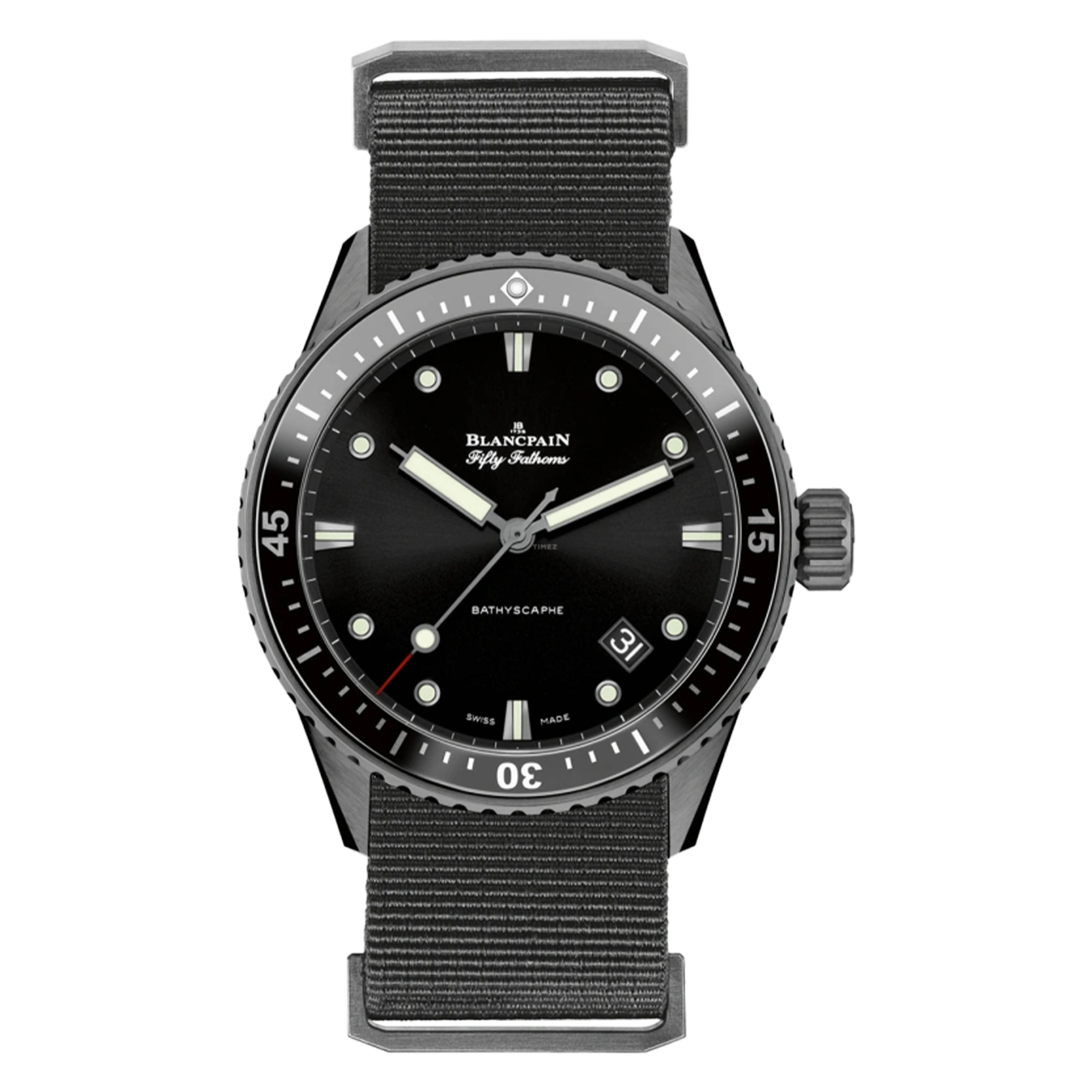 99新 Blancpain 宝珀/5000-0130-NABA五十噚黑盘/43.6mm