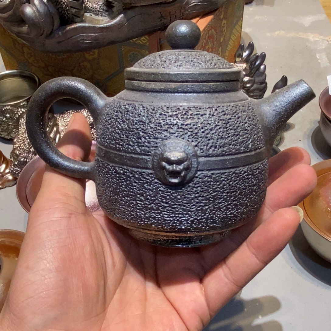 柴烧茶具套贝子杯子