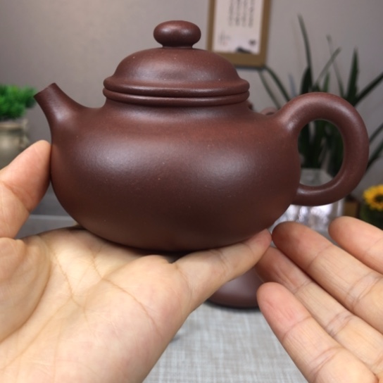 紫砂茶壶全手工四号井底槽清容天230cc