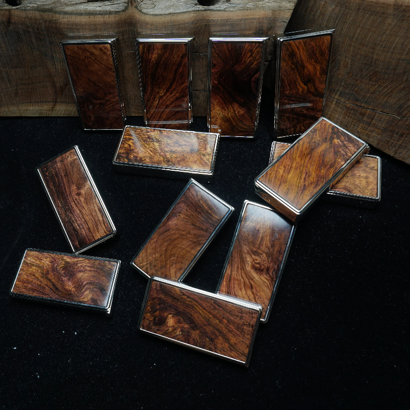 ZORRO越黄老料【开门紫老料精品山水瘤疤水波纹】753升降煤油打火机