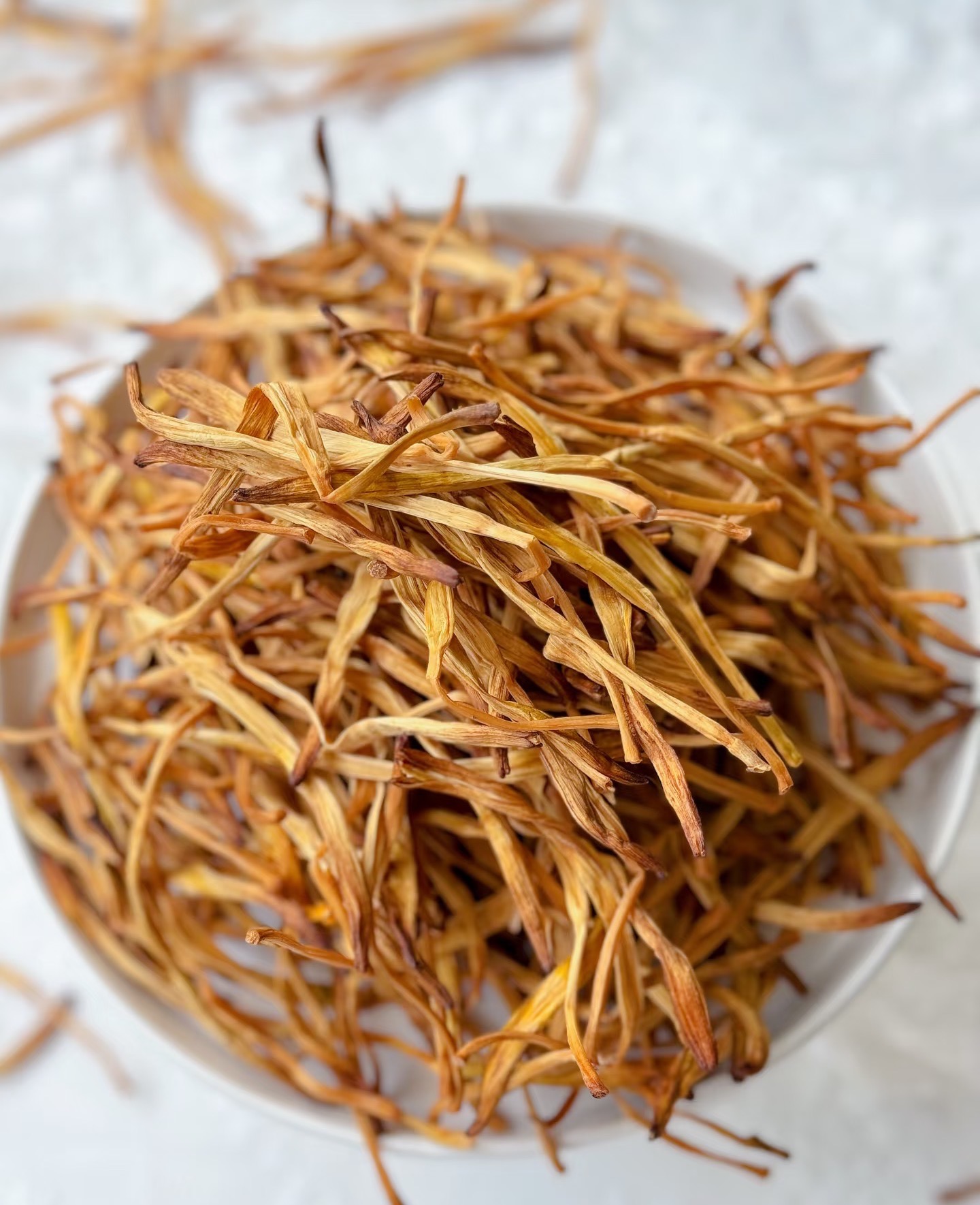 乡村自种农家干货-干黄花菜