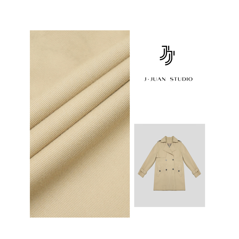 【J.Juan】苏格兰-经典中长款风衣高个子女装通勤百搭气质翻领外套