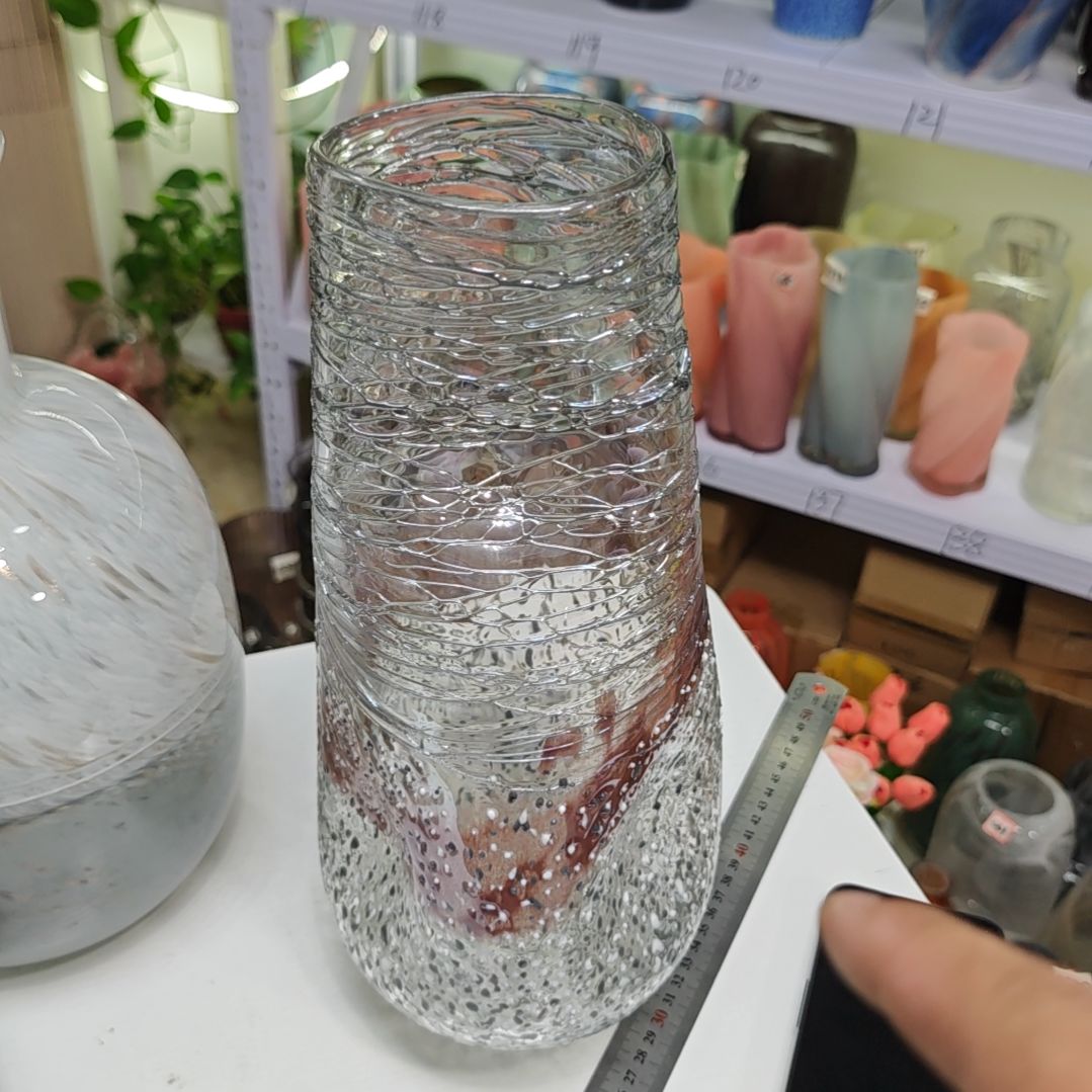 高36口10琉璃造型花瓶