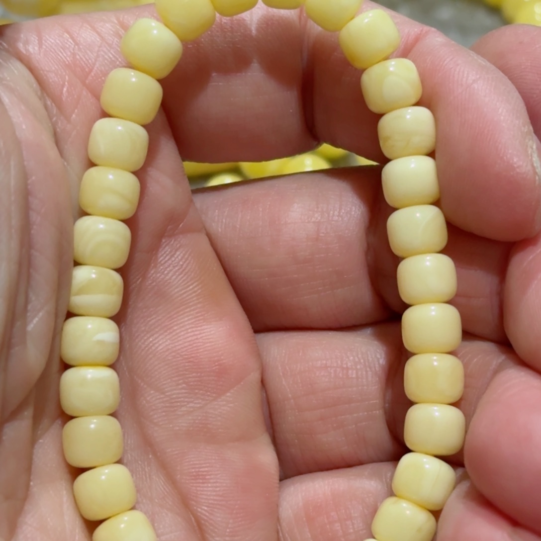 蜜蜡手串未镶嵌琥珀蜜蜡手串7mm