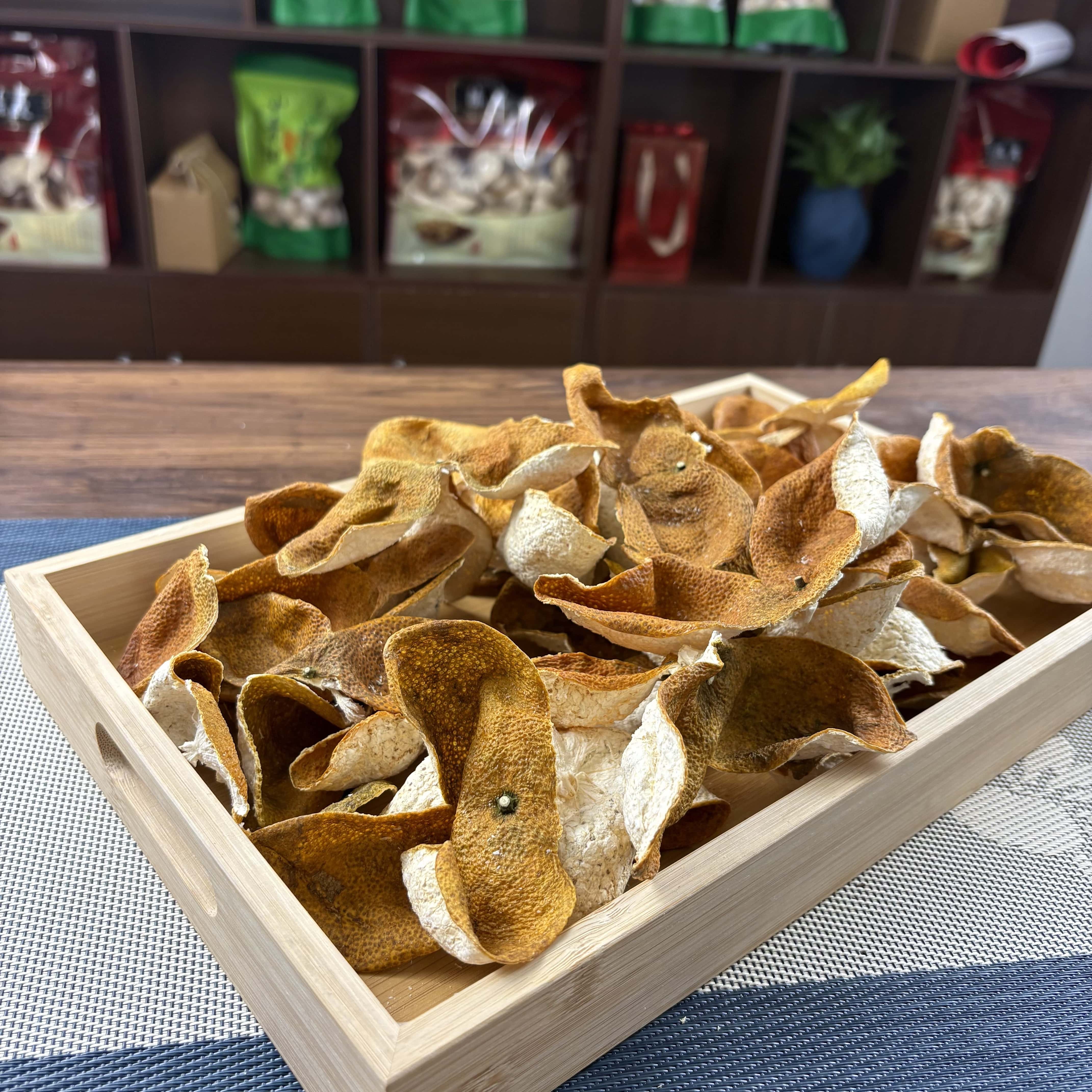 2024年冬后皮茶枝柑果皮陈皮正宗柑皮大红皮（大红断皮，不售后）