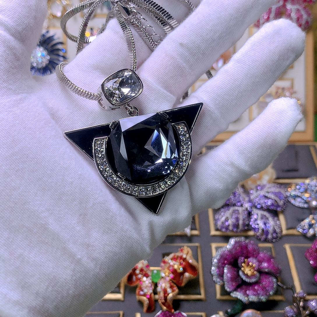 合成立方氧化锆铜毛衣链