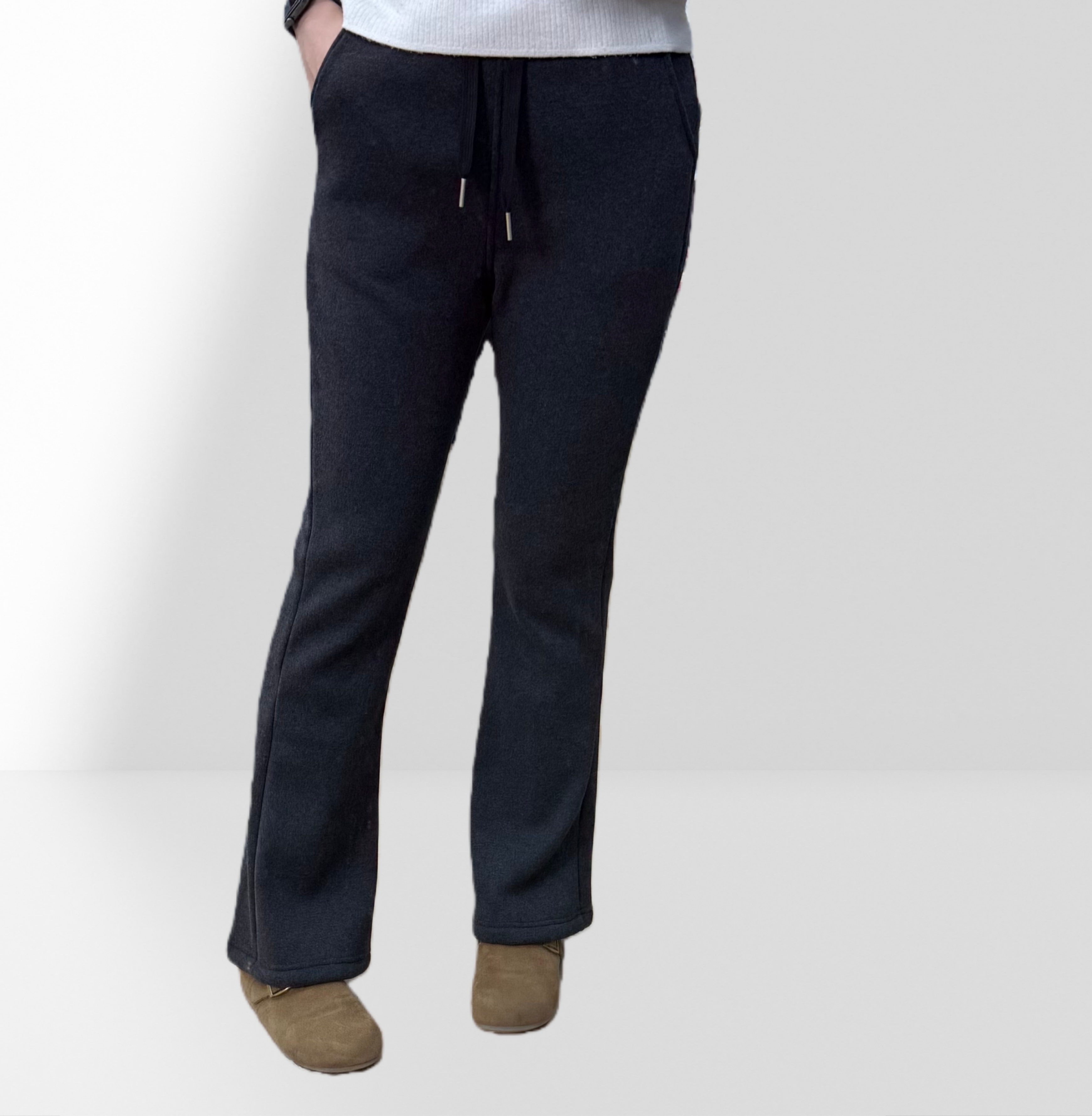 2025冬季新款大码运动宽松百搭简约时尚加绒休闲裤女（2539）