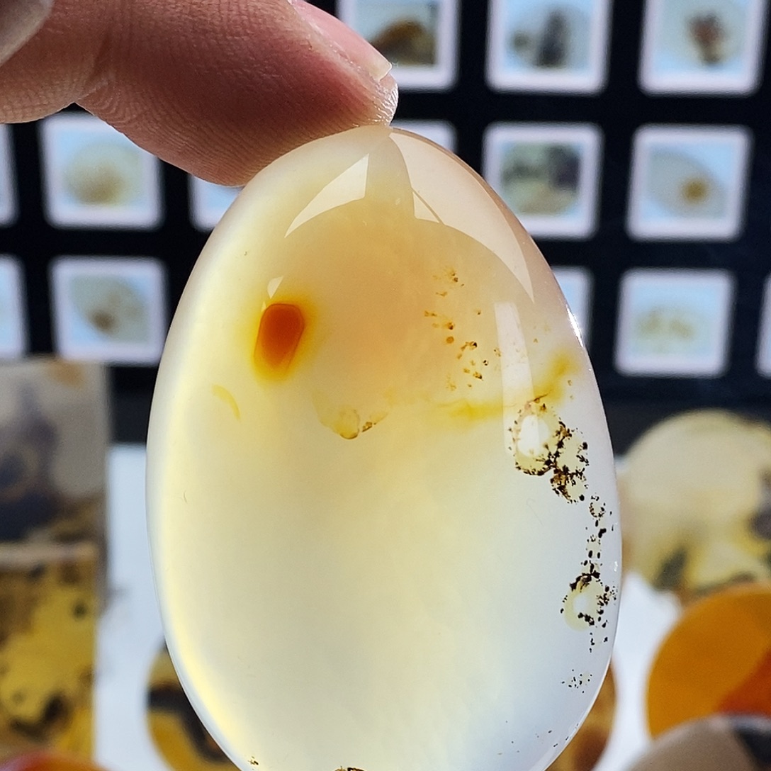 沙****玛瑙/玉髓未镶嵌吊坠(不含链)
