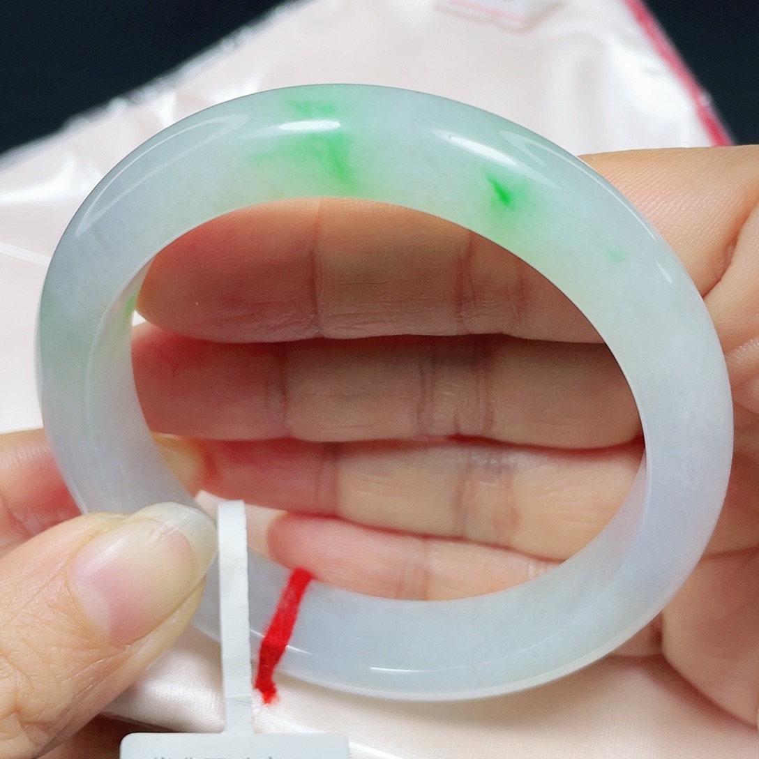 未镶嵌手镯翡翠正圈56。040