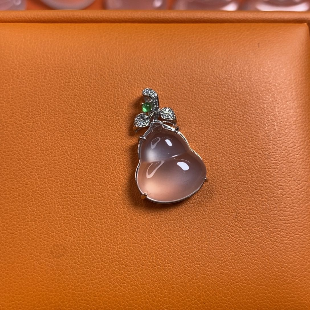 石英质玉葫芦银S925镶嵌