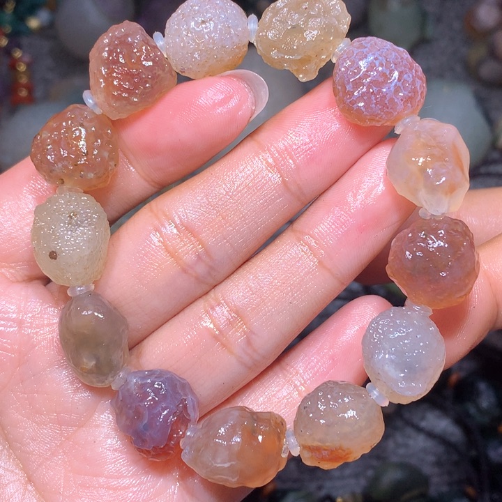 玛瑙/玉髓珠宝半成品未镶嵌
