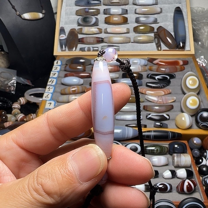 玛瑙/玉髓未镶嵌吊坠(不含链)