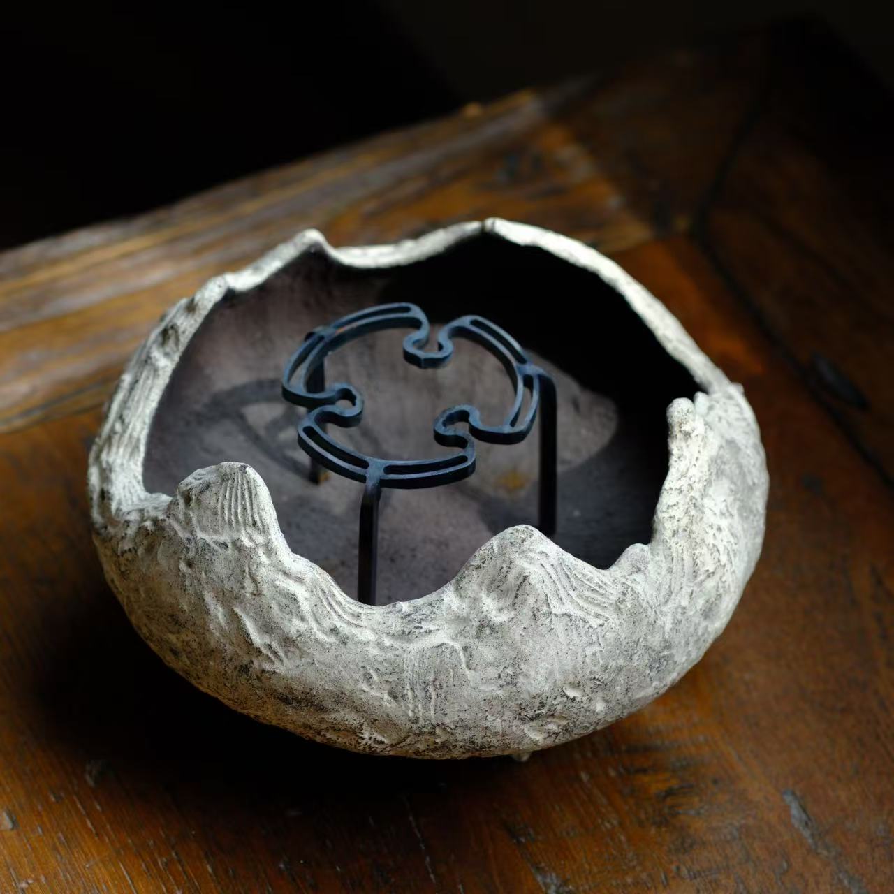 小喜宅 雪顶炉小火钵（口径约13cm，肚经约18cm）