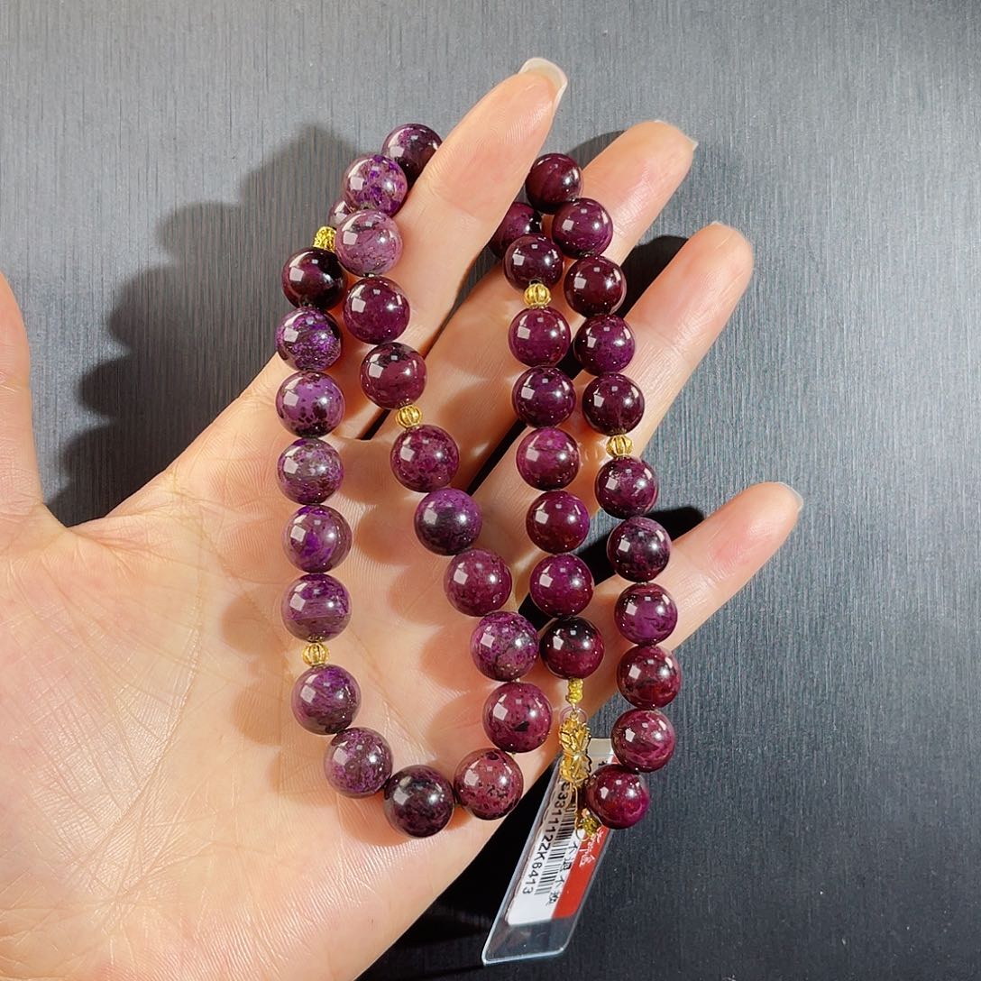 苏纪石（舒俱来）南非舒俱来老矿料项链k金未镶嵌