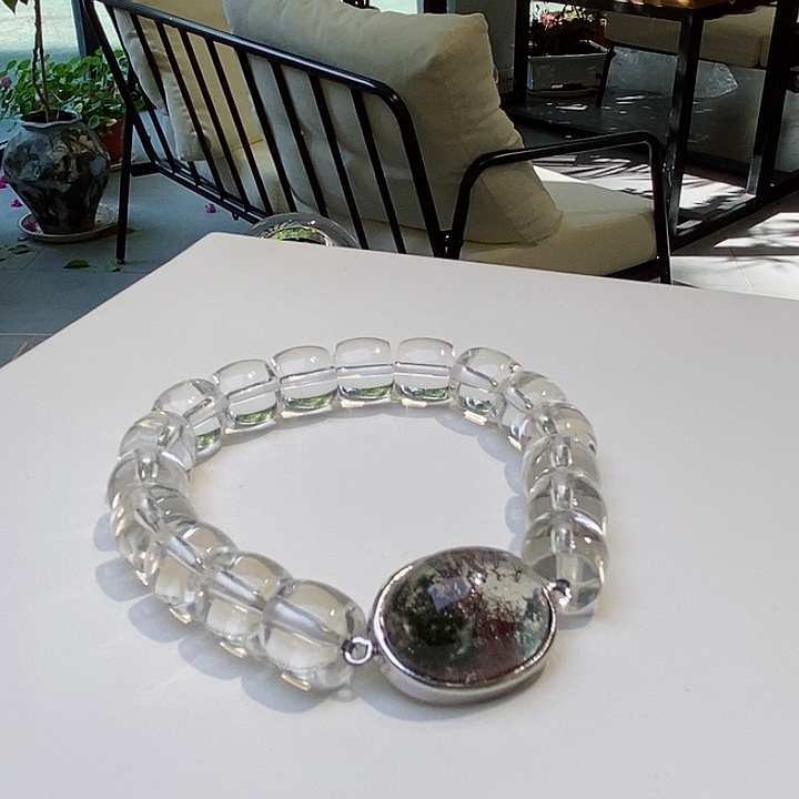 水晶手链未镶嵌绿幽灵磨合