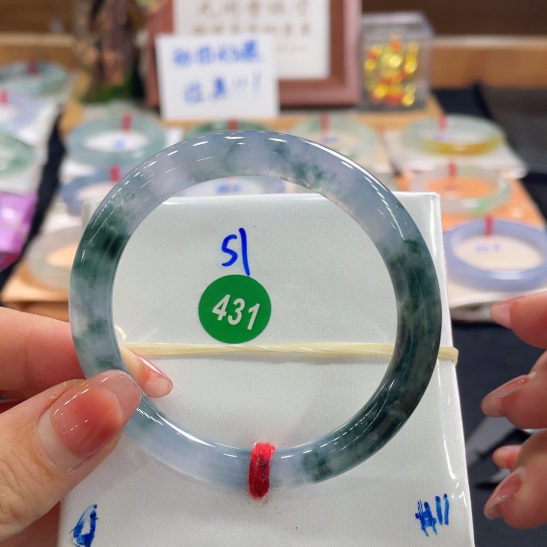 翡翠手镯未镶嵌51天然Ａ货