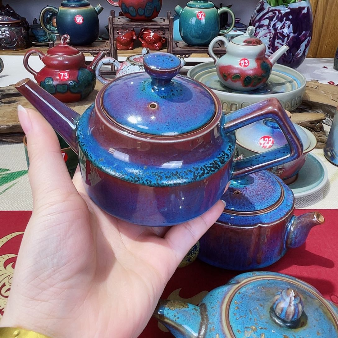 壶幸**满禹州钧瓷艺术作品