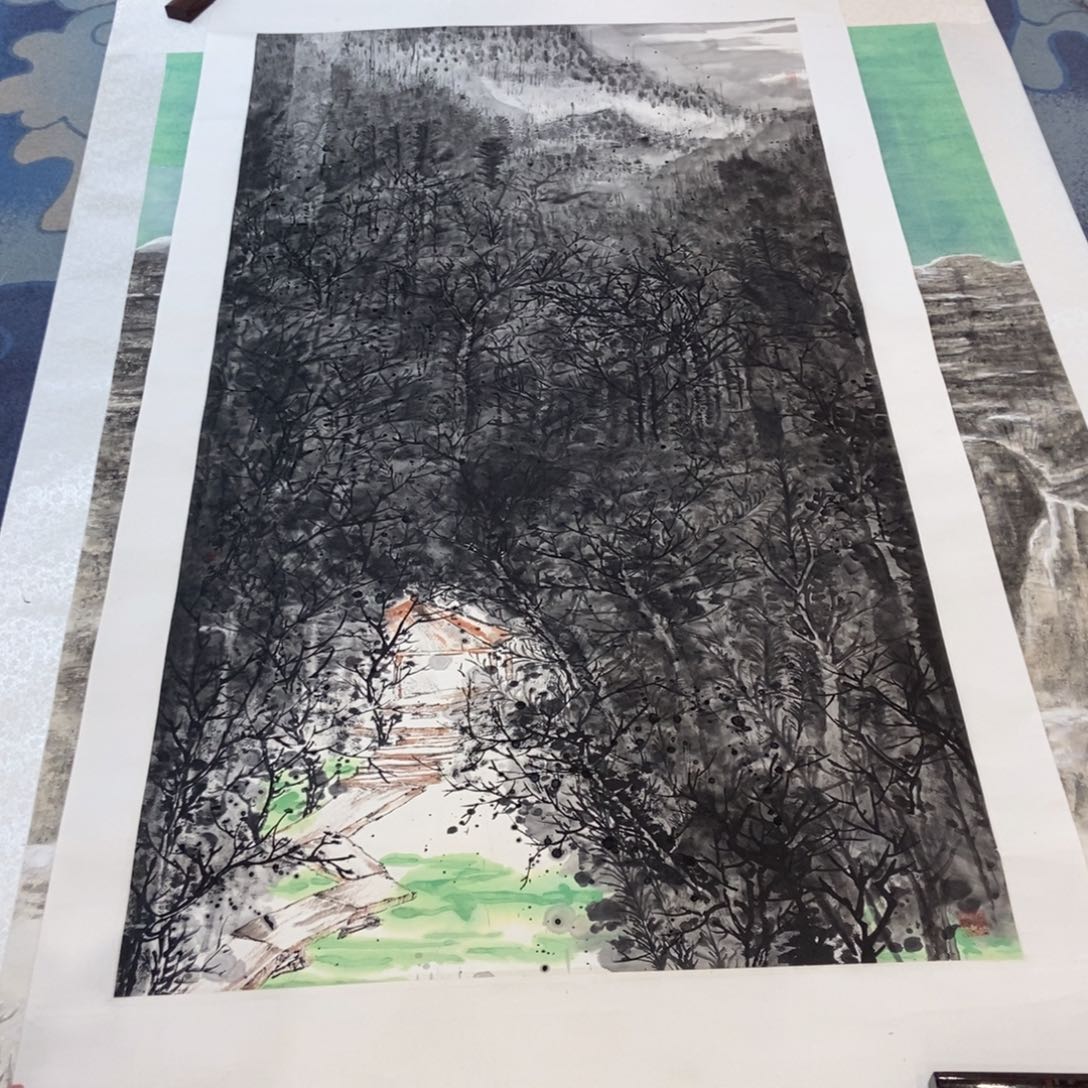 【闪购商品】国画皓**空墨鱼精品墨鱼精品