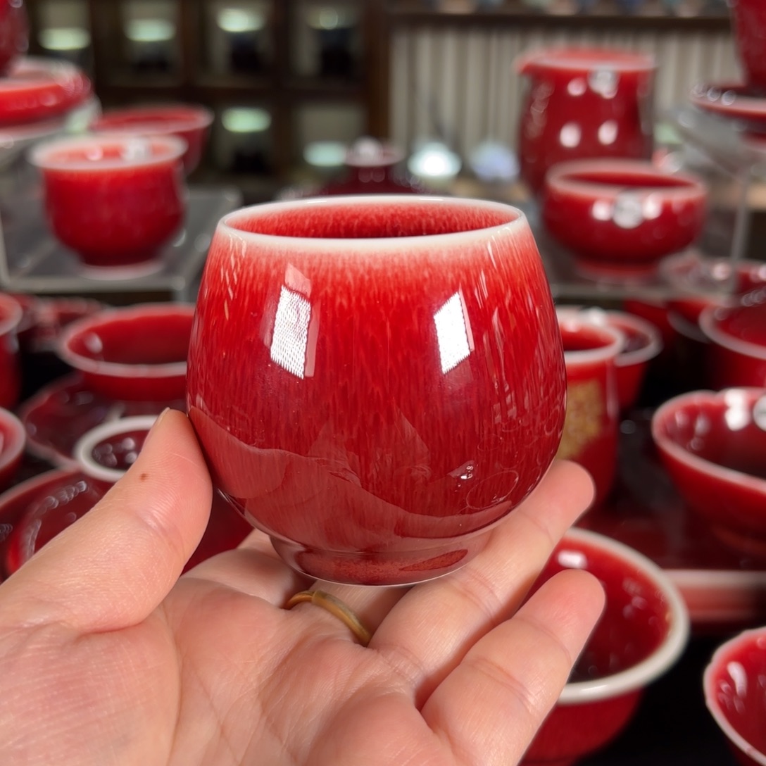杯子闻轩坊原矿郎红 