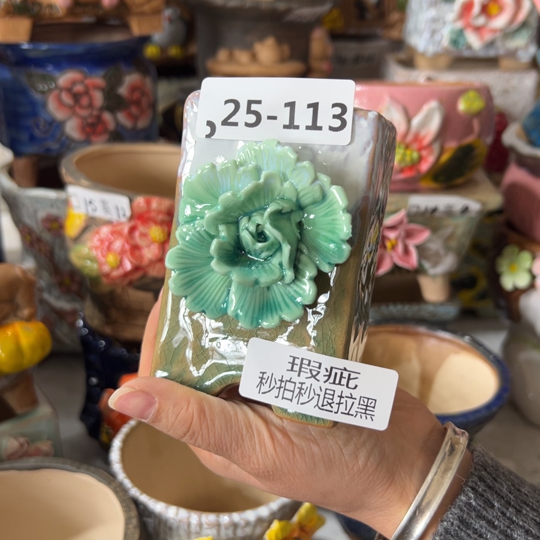晴***子瑕疵25113 花盆，满20米发货爱退款拉黑