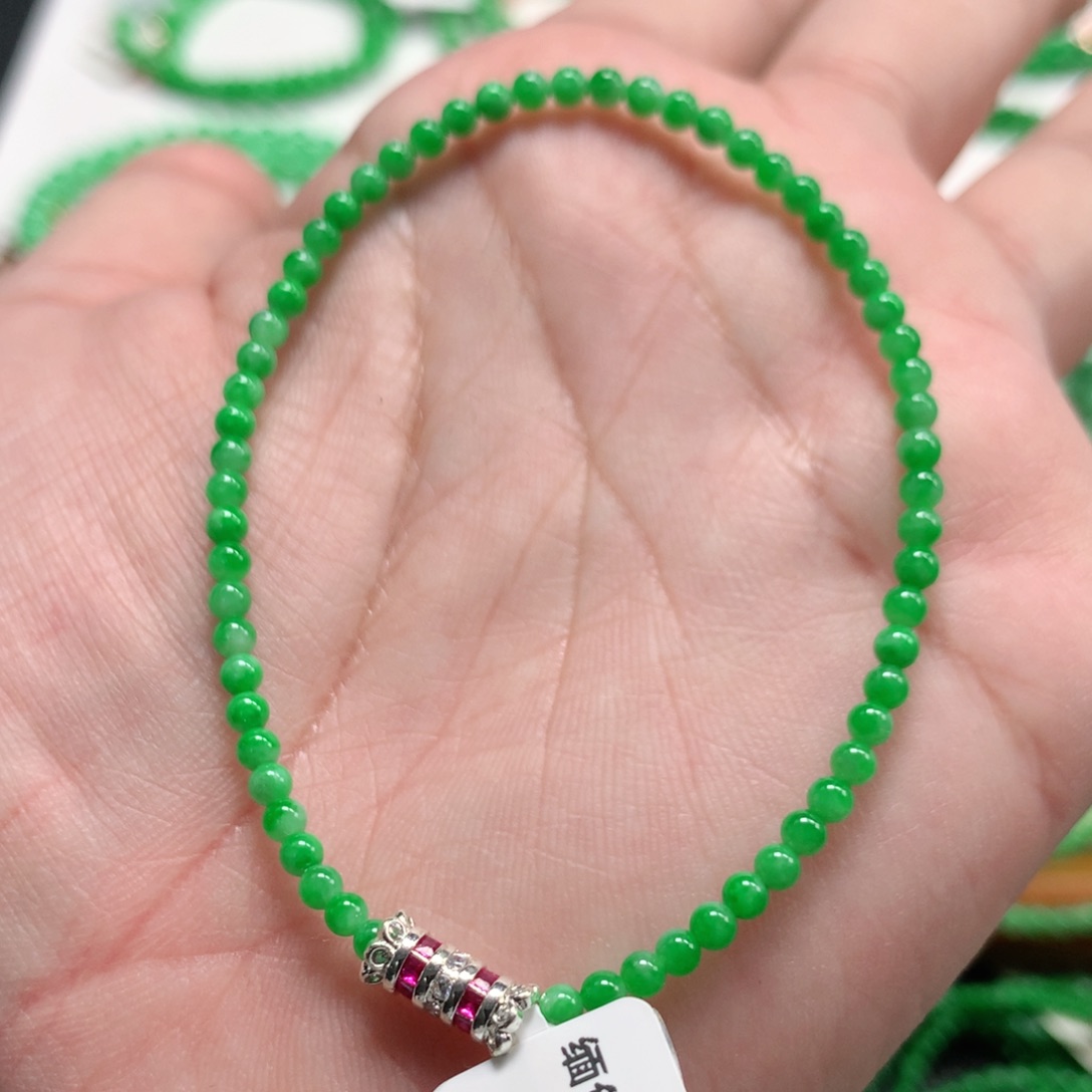 翡翠未镶嵌手链翡翠