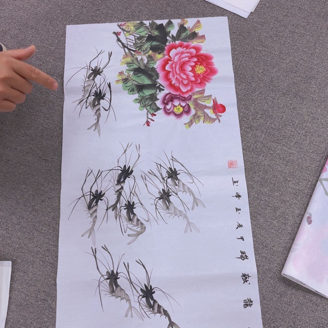 国画国画作品多次