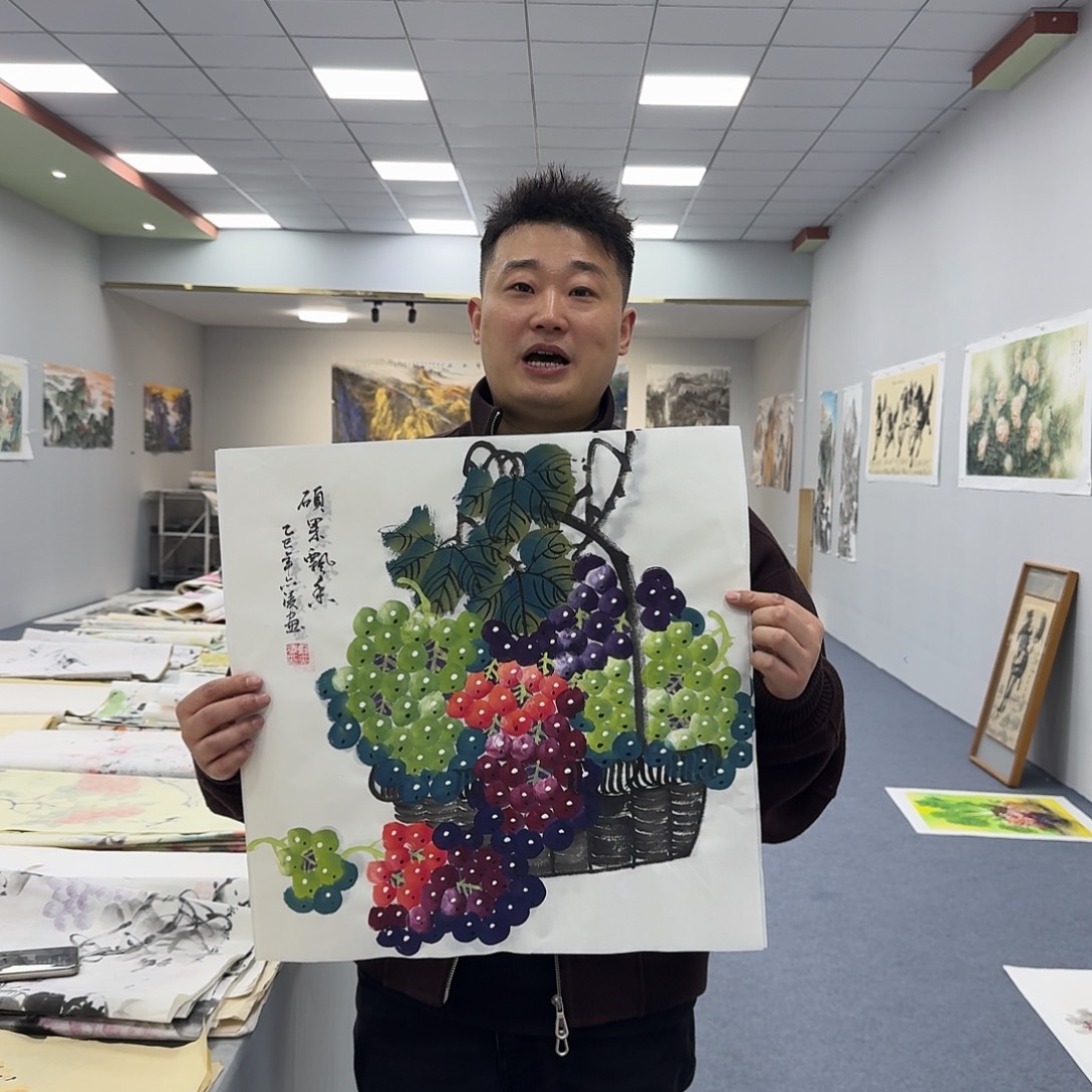 国画国画作品宣纸纯手绘