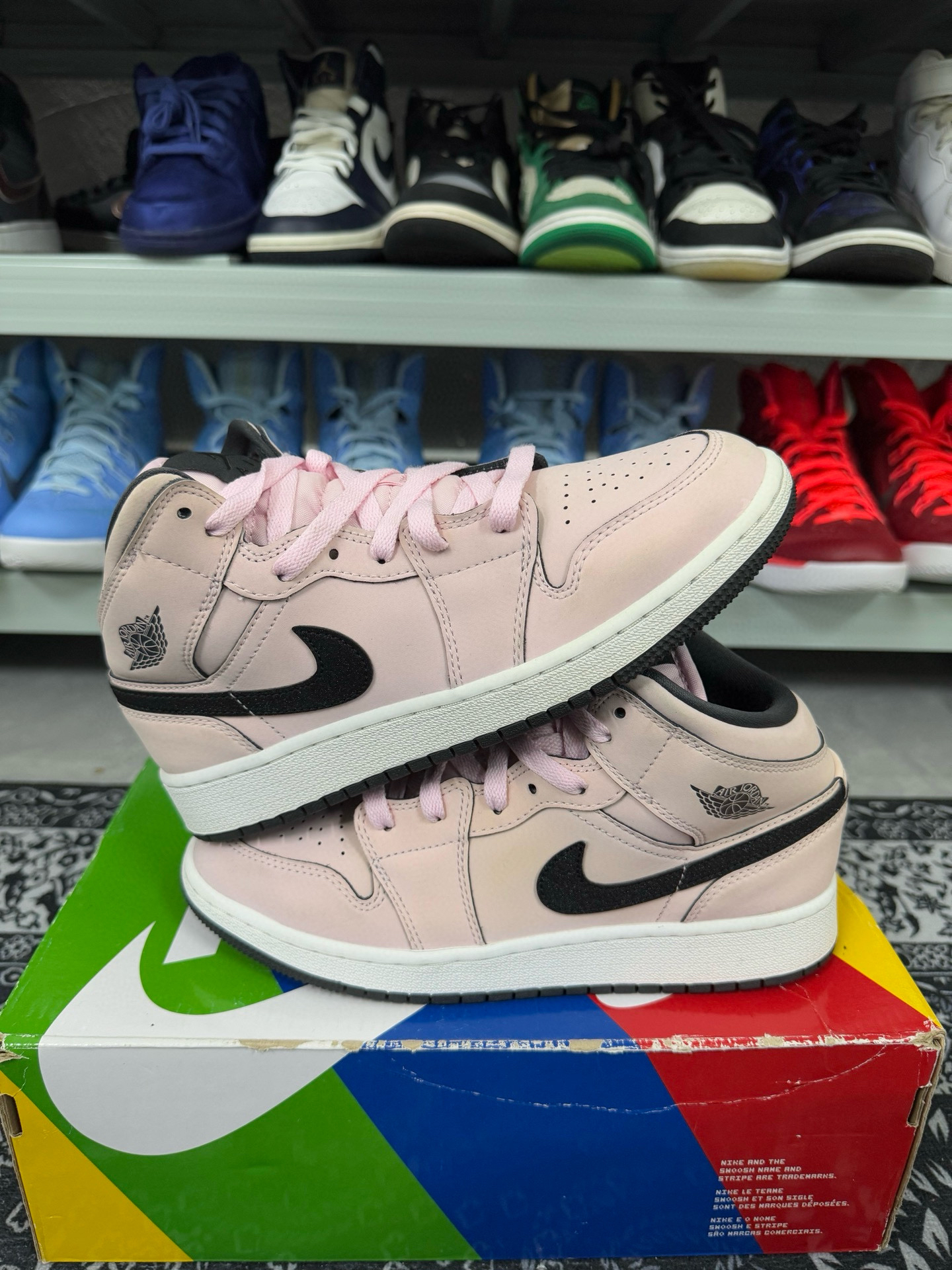 90新 maje 38码/aj1白粉休闲鞋/二手正品