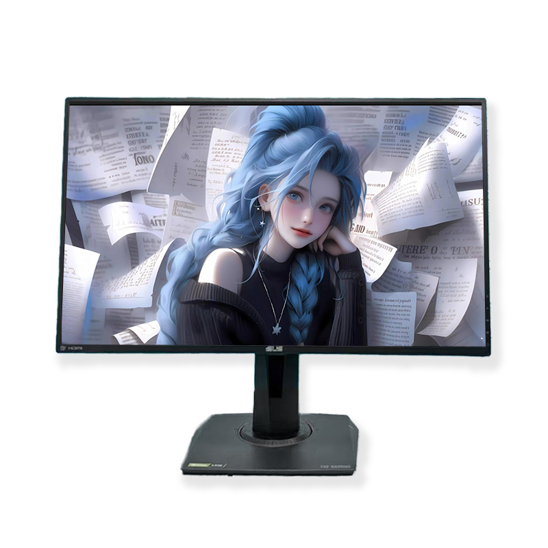 9新 ASUS/华硕 27寸电竞直面显示器2K165HZ高刷直面电竞显示屏