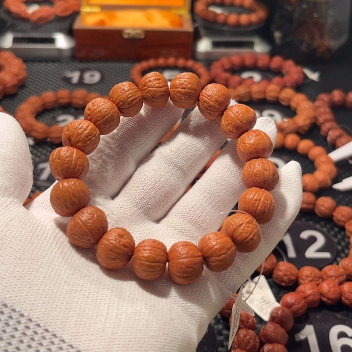 手串文玩核桃肉***多核桃手串1.5尺寸全品