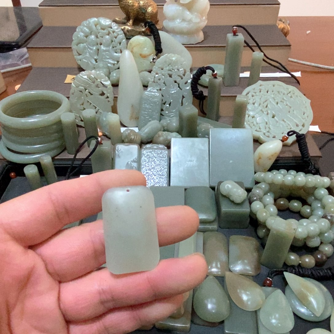 和田玉颈饰未镶嵌昵*2