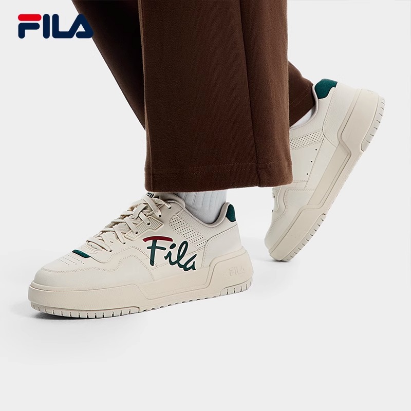 易烊千玺同款FILA斐乐官方方块鞋板鞋2025春男女休闲鞋F12W512205