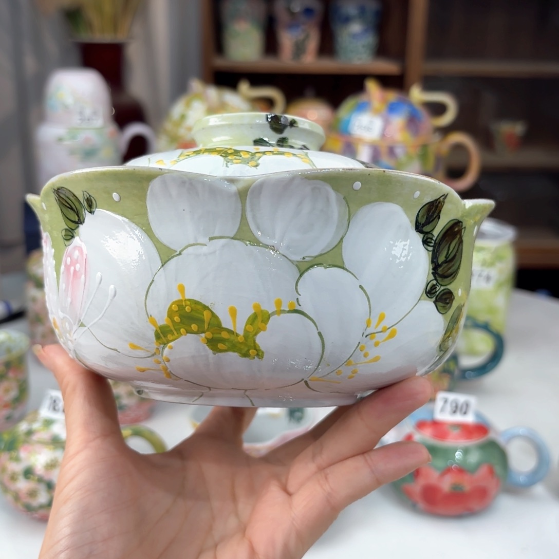 景德镇手绘高温釉下彩陶瓷茶具