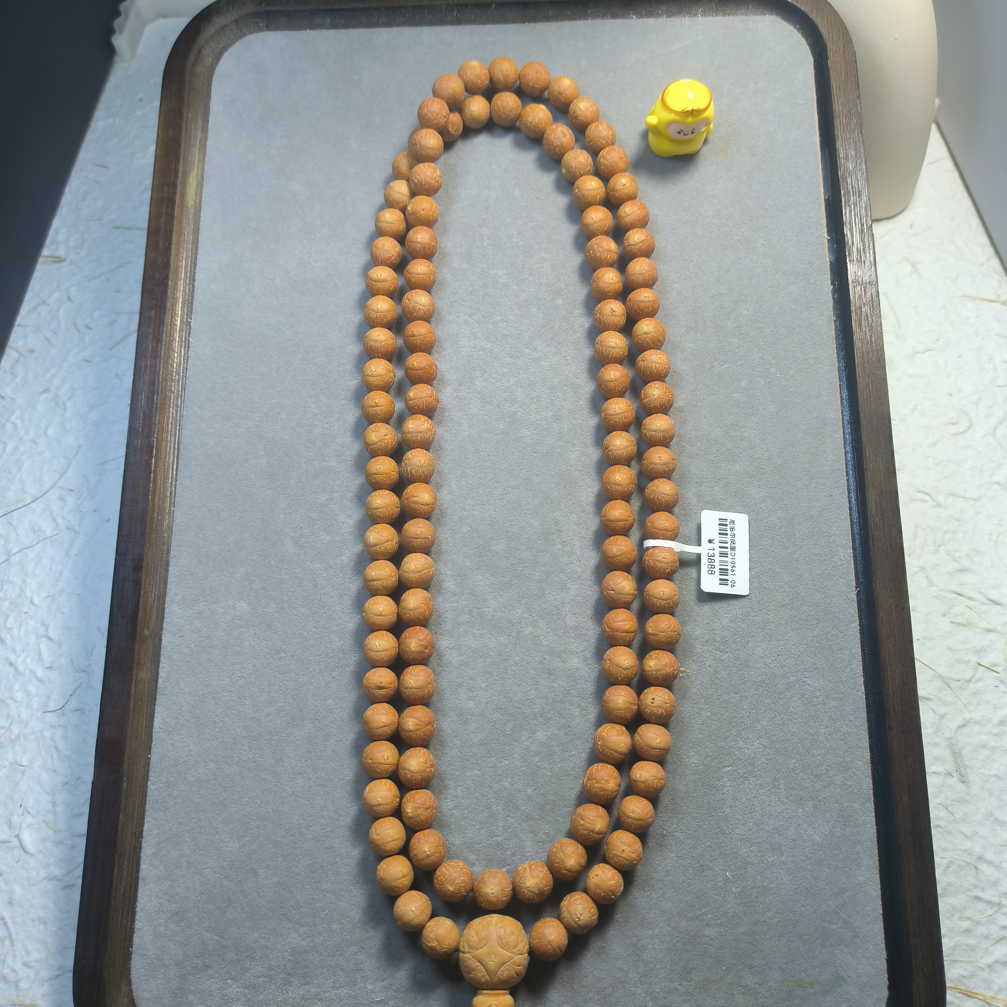 〖D10561〗25年10.5毫米尼泊尔凤眼菩提108手串原生态文玩手串