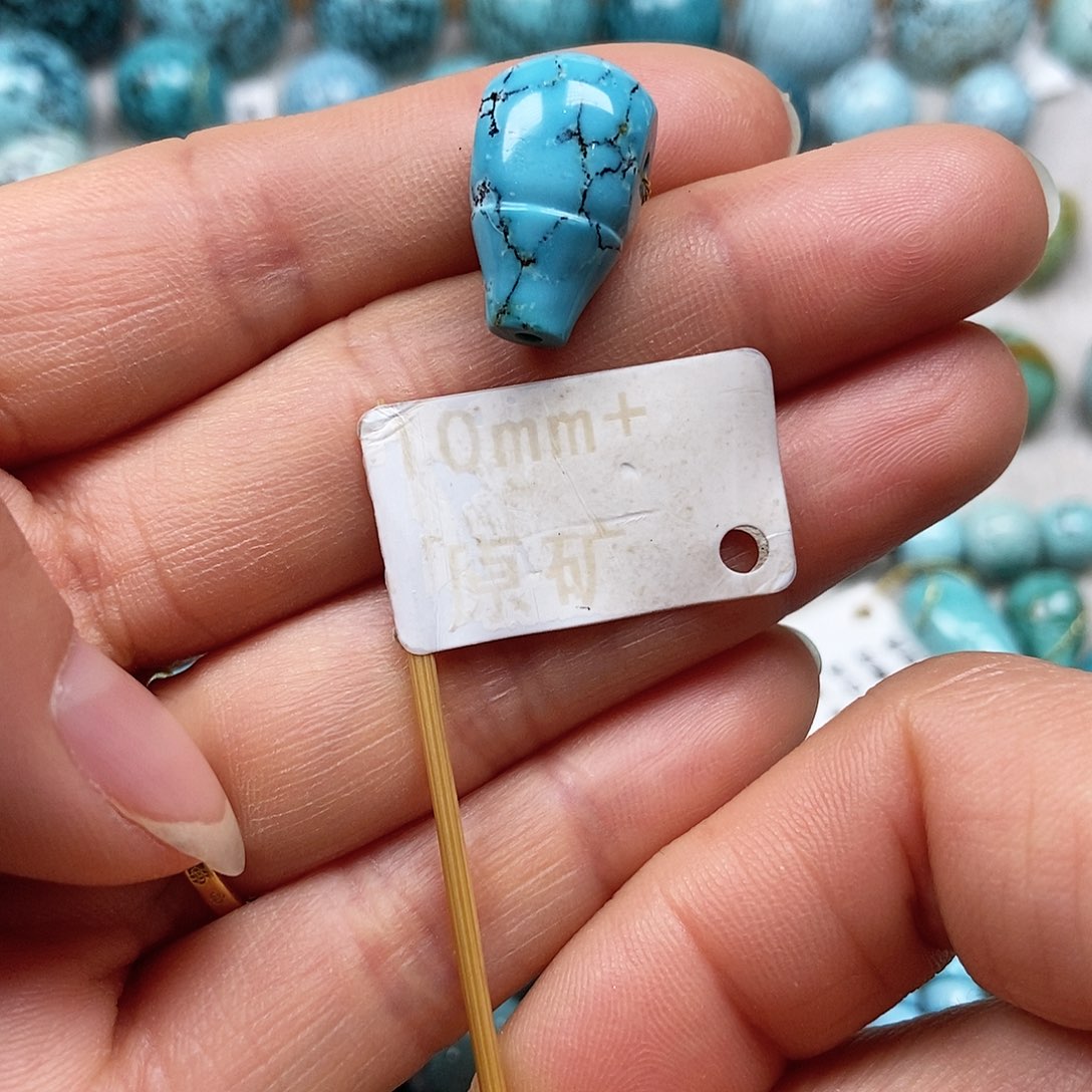 未镶嵌绿松石珠宝半成品