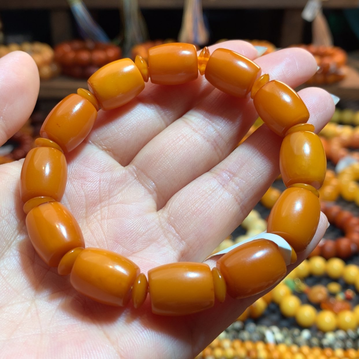 【闪购商品】手串蜜蜡未镶嵌蜜蜡手串