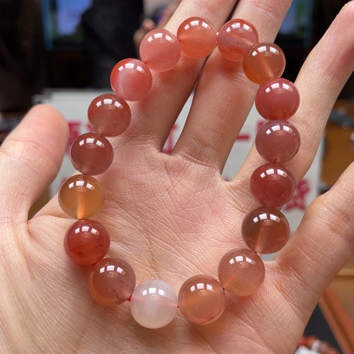 南红玛瑙串未镶嵌11➕