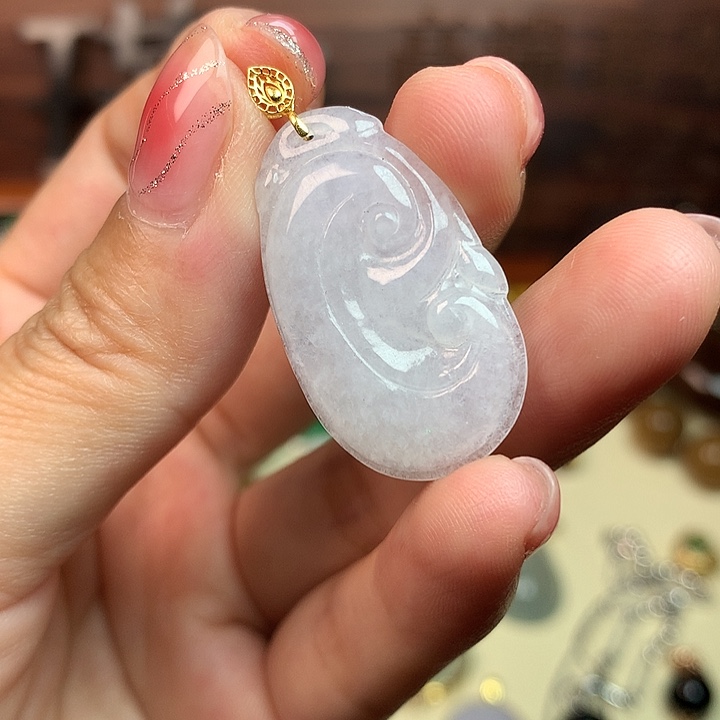 吊坠(不含链)未镶嵌翡翠天然缅甸A货翡翠