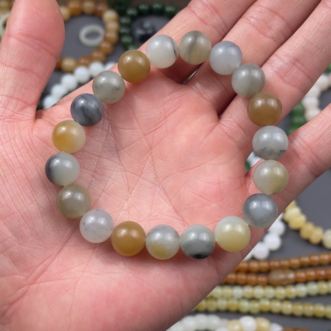 和田玉手串未镶嵌