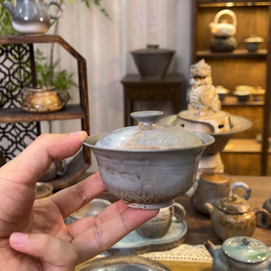 中白精品盖碗柴烧010