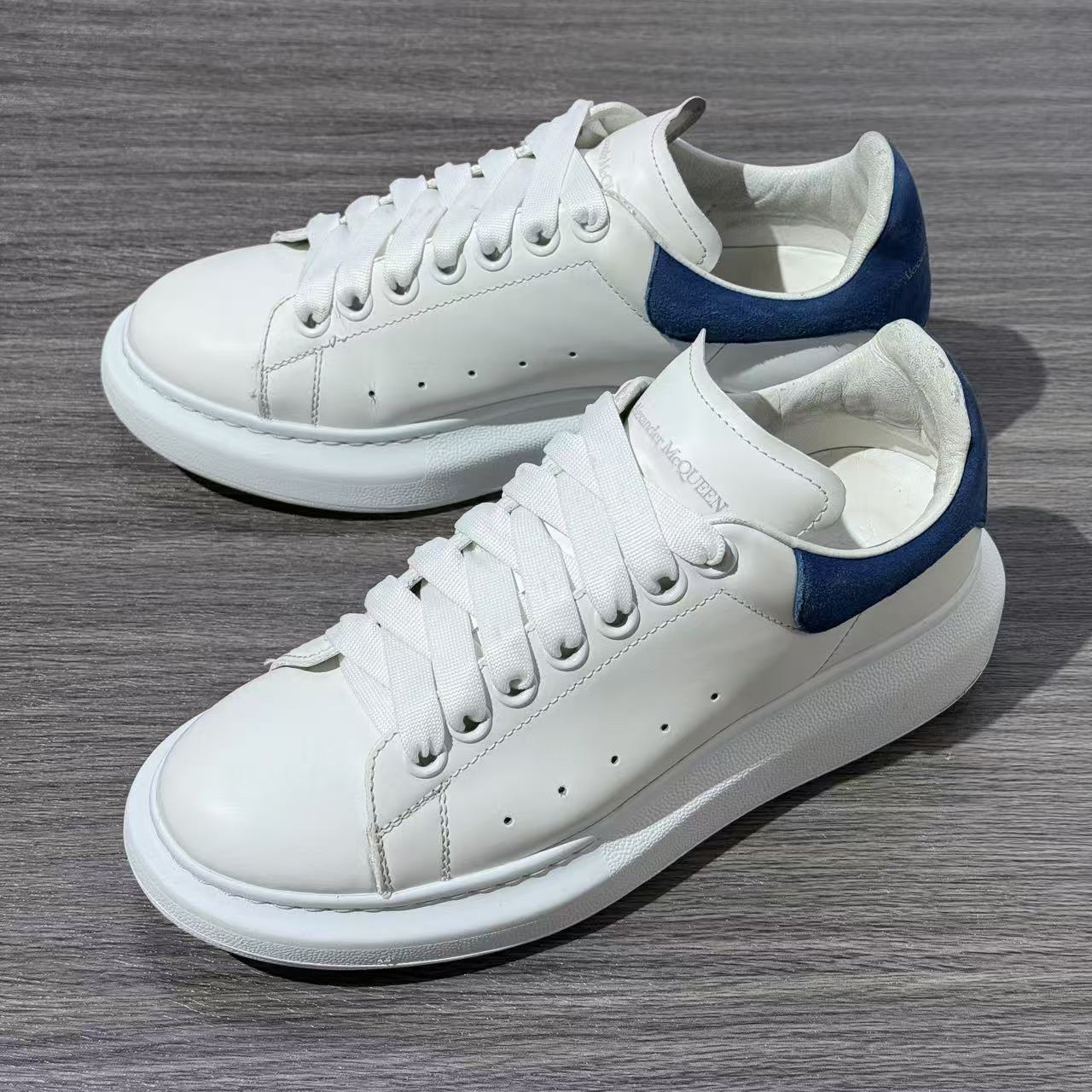 95新 Alexander McQueen/亚历山大·麦昆 38码 蓝尾 休闲鞋/无原盒