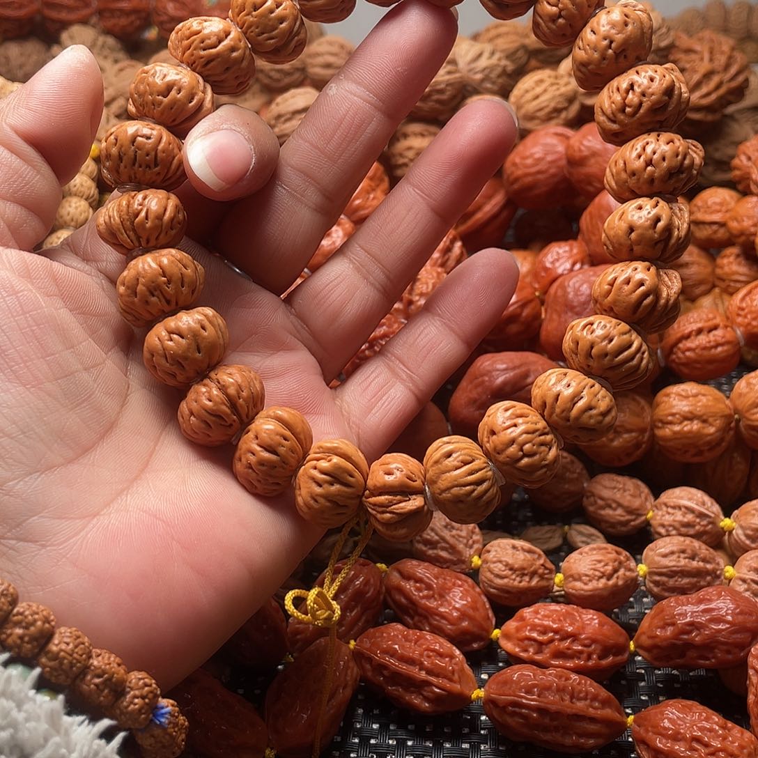 文玩核桃手串蟠桃核