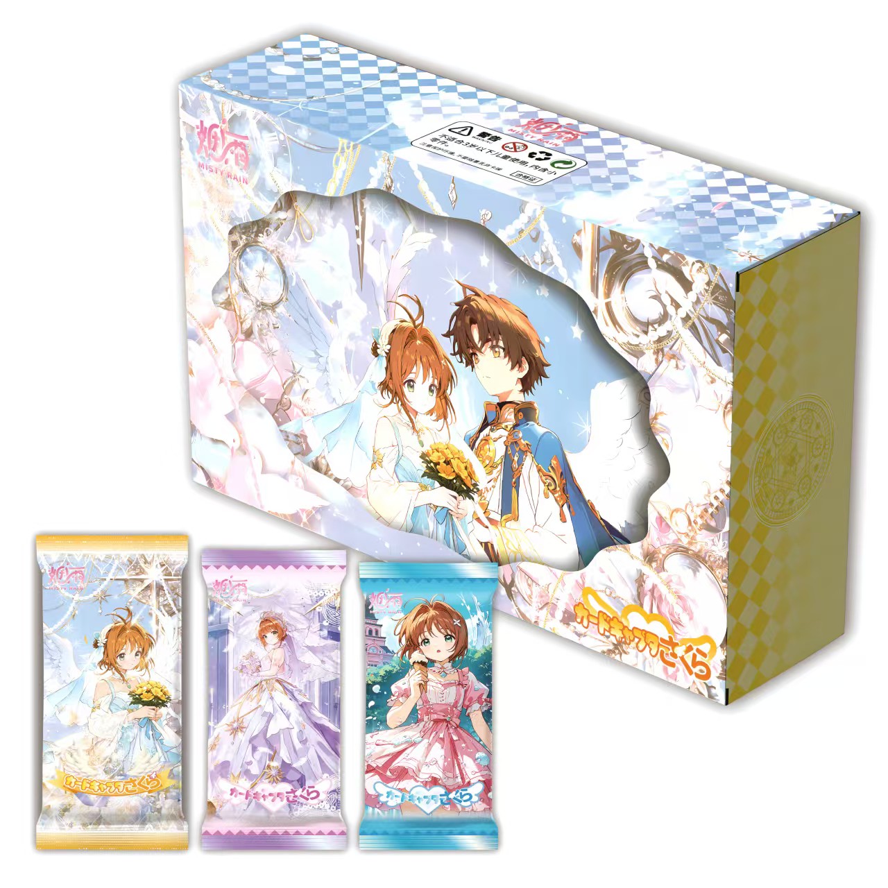 小锦鲤拆卡【玩法】烟雨动画·银雾之约魔卡少女樱收藏卡牌（代拆）