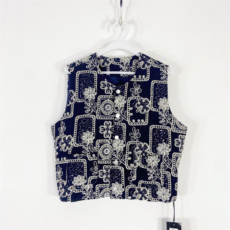 【77衣橱 】ED9319精品女装马夹【红人上新】