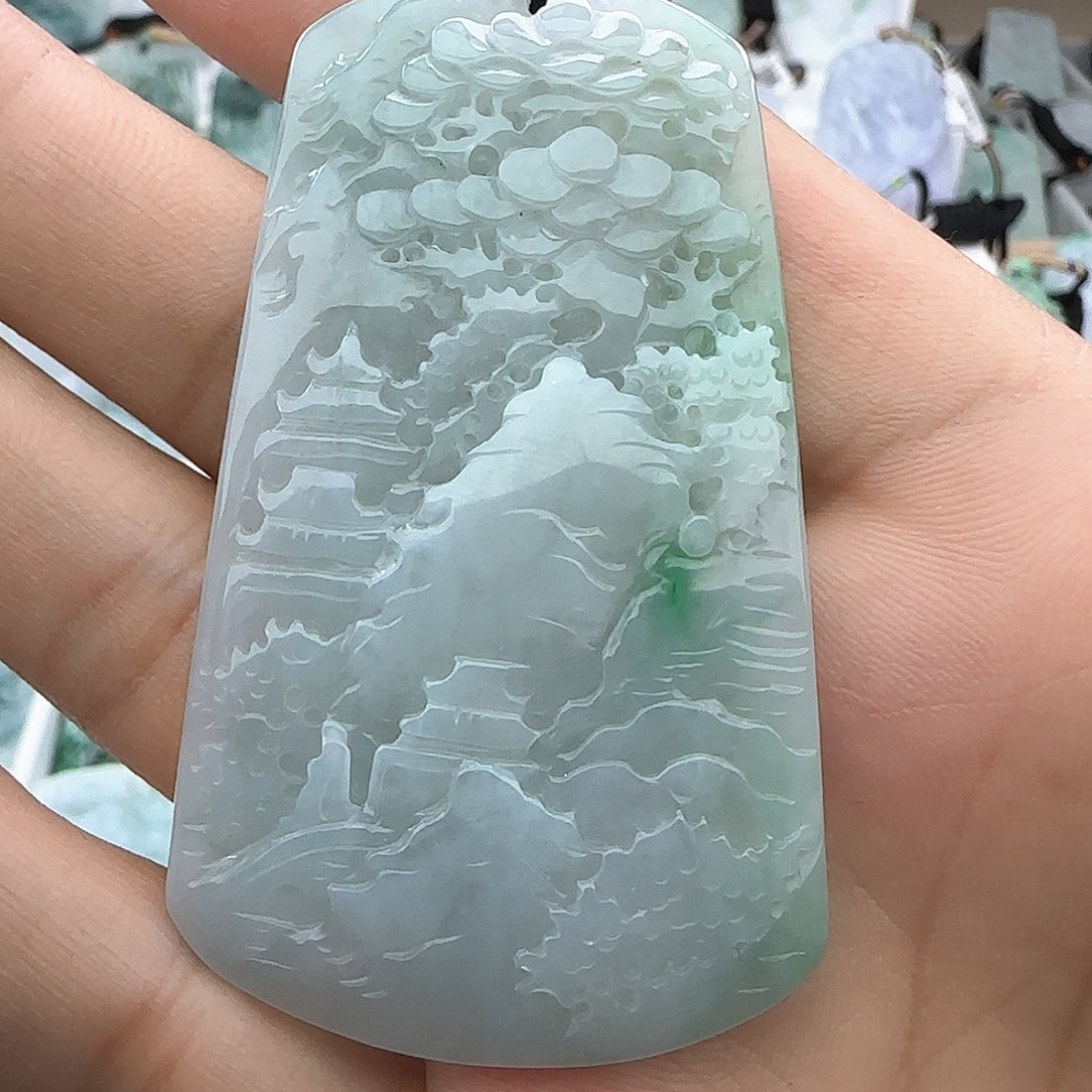翡翠颈饰未镶嵌金*鸟翡翠